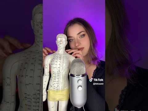 ASMR Tapping & Scratching on Acupuncture Doll #asmr #asmrshorts #tapping #scratching #asmrdeutsch