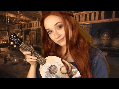 ASMR Bard Attempts to Win Your Friendship (You are a Witcher)(instrument tapping, soft singing)