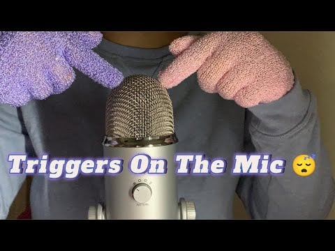 ASMR 9 Triggers in 9 Minutes | TRIGGERS ON THE MIC 🎙️