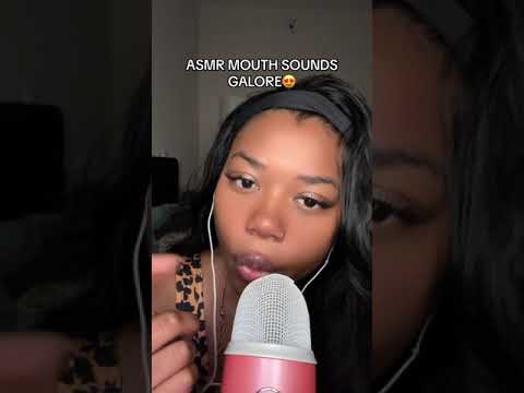 ASMR TINGLY MOUTH SOUNDS GALORE #asmr #mouthsounds #asmrmouthsounds #fastmouthsounds  😍🥳