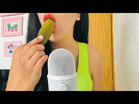 ASMR COMIENDO PEPINILLOS🥒