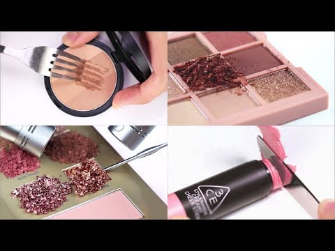 ASMR Destroying Cosmetics Collection 코덕들 맴찢 화장품 부수기 모음