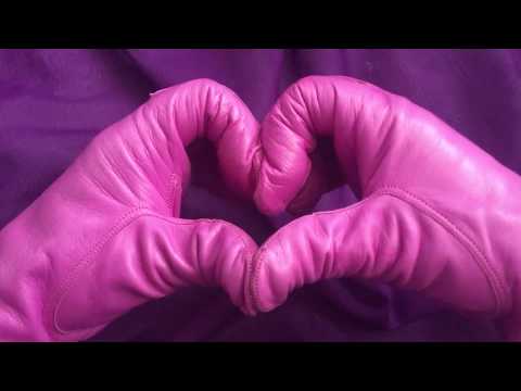 LEATHER GLOVES🔅 ن٥ﻻ ﻉ√٥ﺎ ٱ 🔅 Pink Leather -`ღ´-  Rune Stones ..tick...tick...  [ASMR]