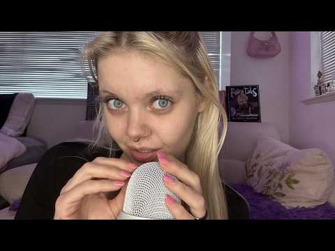 ASMR for people who like intense mic sounds (brushing, scratching, spoon sounds, & more!) 💗