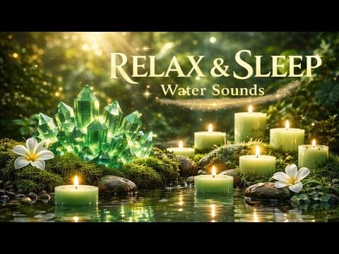 Spa Music, Healing Insomnia, Meditation Sleep Music 🌙 Relaxing Piano Music with Water Sounds