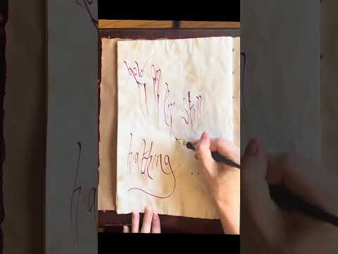#calligraphy #asmr #writing #poetry