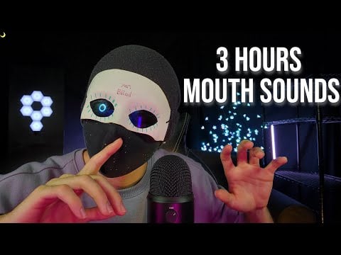 3 Hours of Pure ASMR Mouth Sounds And Trigger Words For Sleep