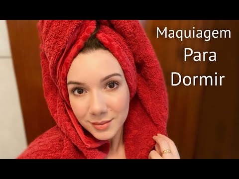 ASMR: Me Maquiando Pra você Sentir Molezinha, Arrepios e Dormir *Caseirinho/Amador* Voz Baixinha