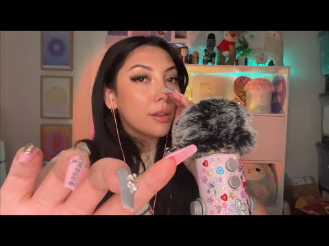 ASMR Christmas trigger words & hand movements 🎄☃️❤️ + ramble