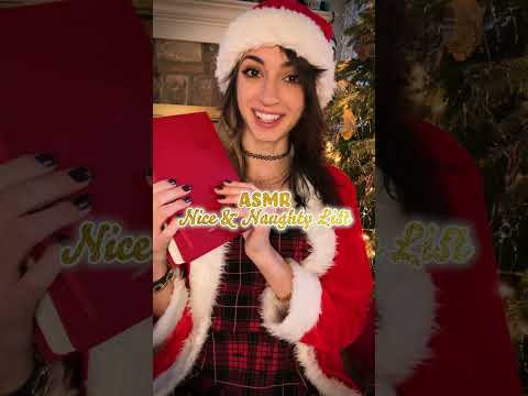 ASMR Nice & Naughty List🎅 #asmr #sleep #relaxing