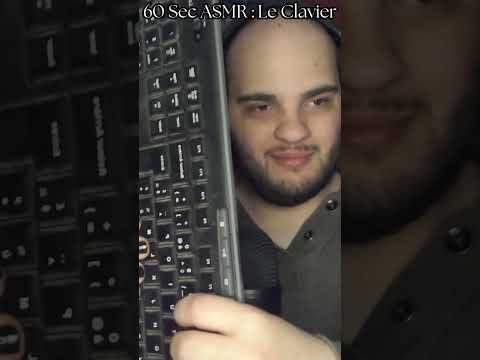 60 sec ASMR : Le Clavier  #asmr #asmrfr