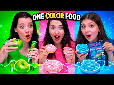 ASMR Green, Pink, Blue Candy Race Compilation