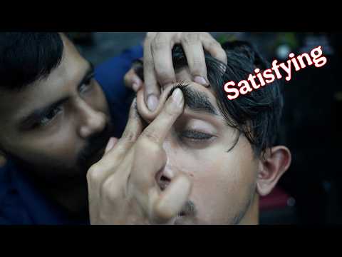 Deep Relaxation: Gentle Forehead Acupressure ASMR Massage to Eliminate Tension Headaches #tapping