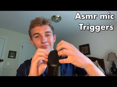 Asmr microphone triggers (mic scratching, mic rubbing, mic brushing)