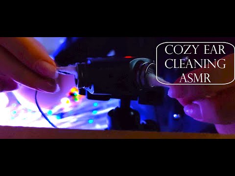 ASMR Q-Tip Ear Cleaning on a Cozy Evening - For SLEEP and RELAXATION (No Talking)