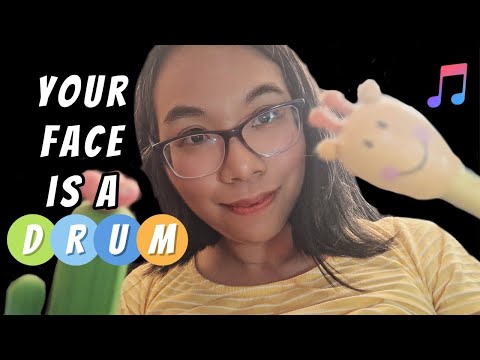 ASMR POV YOUR FACE IS A DRUM (Fast Personal Attention, Soft Spoken ...