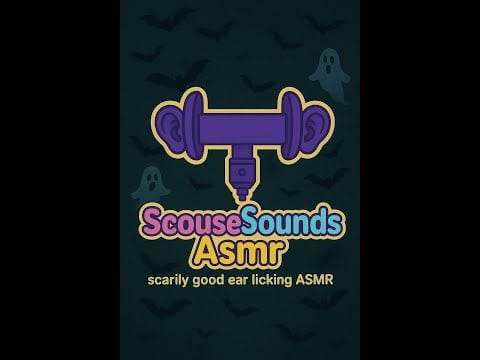 Scarily good halloween ear licking ASMR!!!!! episode 4!!! for tingles and relaxation!!!