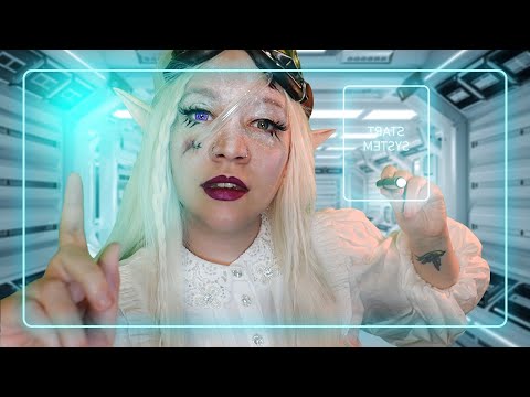 ASMR / Alien Examines & Measures You (Mirrored Face Touching, Taking Samples, Eye exam, etc)