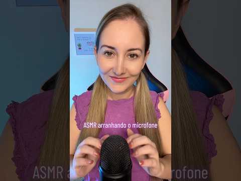 ASMR arranhando o microfone para você 💜