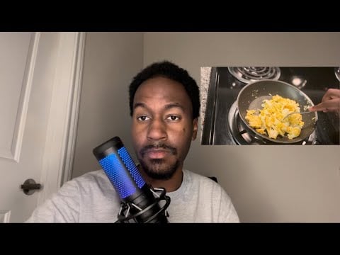 ASMR Eating Scrambled Eggs🥚🍳 