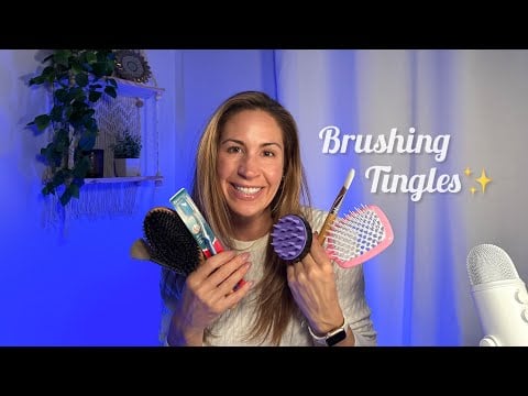 ASMR | Brushing your way to tingles using ALLLL the brushes ✨🥰 [Soft makeup brushes, hairbrush, etc]