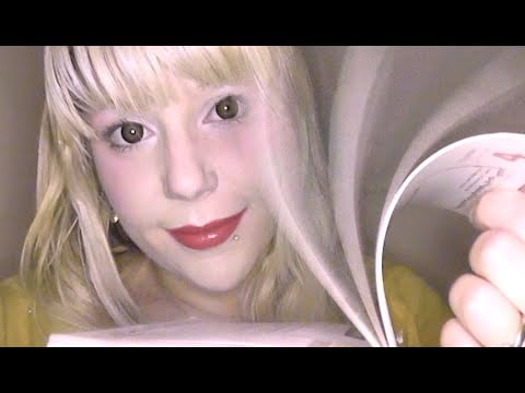 ASMR PAPER SOUNDS RIPPING SCRUNCHING British Accent Whispered Ear to Ear Comic Book Facts Re-upload