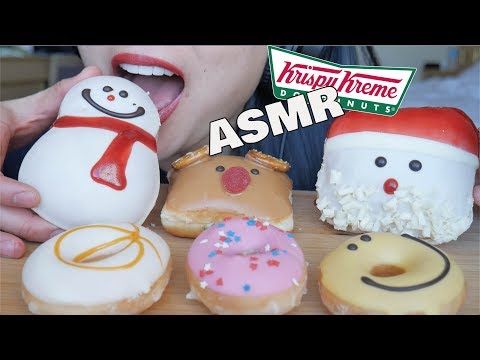 ASMR Krispy Kreme JAPAN (EATING SOUNDS) | SAS-ASMR