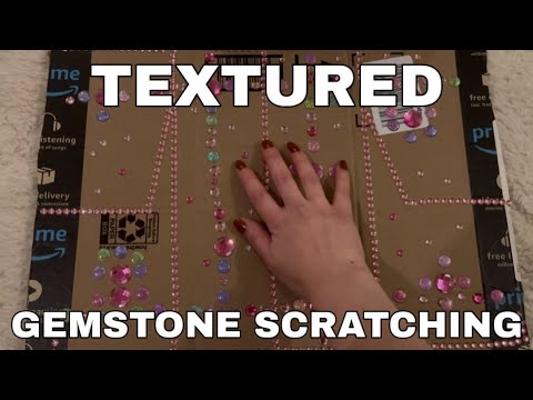 ASMR | Fast and Aggressive Gem Scratching on Cardboard | Lofi | No Talking
