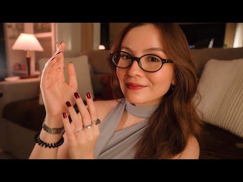asmr hand movements e sussurros.