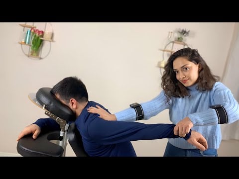 ASMR MASSAGE SEDEF - HEAD + NECK ( CRACKİNG ASMR )