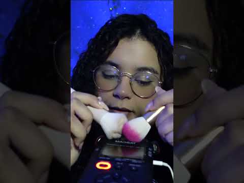 ASMR- Pincel na tela e no tascam