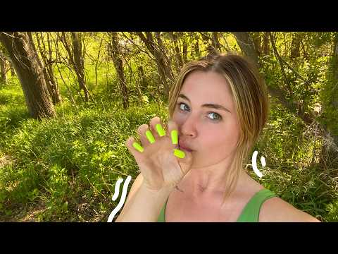 outdoors asmr adventure thru the woods - for rest
