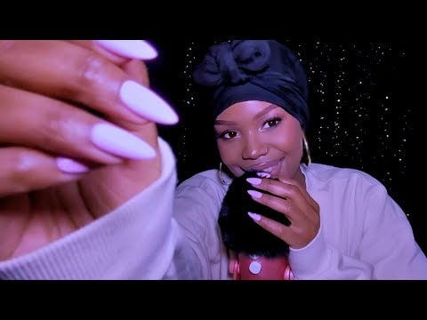 ASMR Trigger Words And Hand Movements (Breathy & Clicky Whispers)
