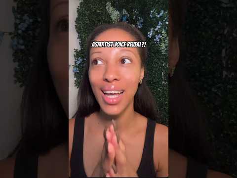 ASMRtist voice reveal?! 10 facts about me in my real voice 👀 #asmr