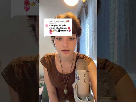 ASMR || Emoji challenge