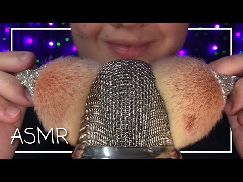 ASMR 1 Hour Intense Glitter Microphone Brushing! 🌀 (No Talking)