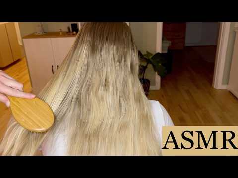 ASMR | Tingly Hair Brushing Sounds To Calm Your Mind (Hair Play, Spraying, No Talking)