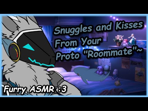 [Furry ASMR] [M4A] Snuggles and Kisses from a Protogen "Roommate"