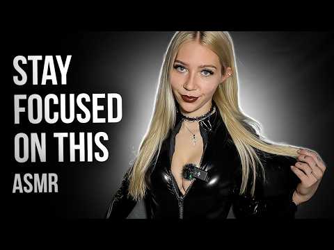 [4K USA ASMR] Latex & Fishnet Friction 🖤 Intense Zipper Clicks, Scratching & Glossy Squeaks