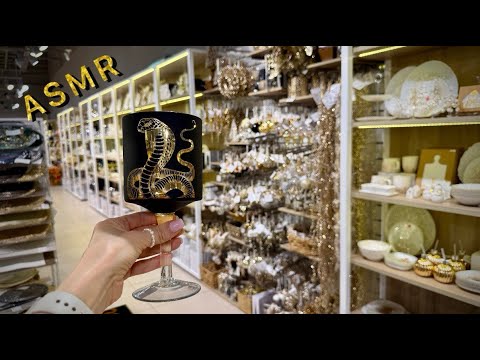 АСМР в Новогоднем магазине, обзор полочек, близкий шепот/ ASMR shopping