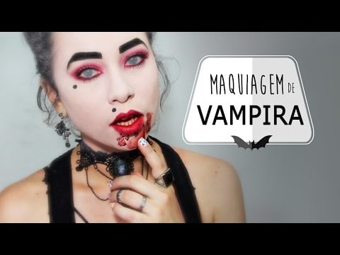 Make Halloween- VAMPIRA ( Festa de Halloween BATUK FREAK)