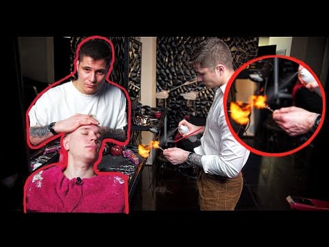 Бритье в лучшем барбершопе | ASMR shave in the world
