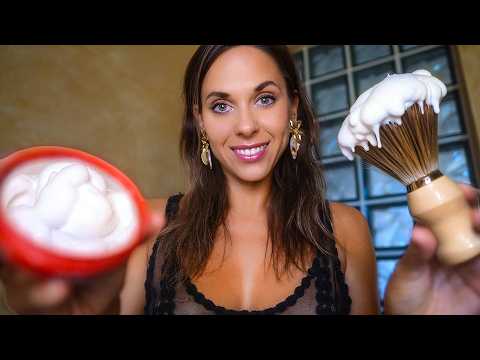 ASMR Head Massage & Shave at the Barbershop, HAIRCUT, Scalp Care for Deep Sleep | No Talking