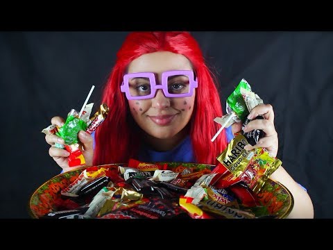 ASMR| Eating Halloween Candy Extravaganza!!!!