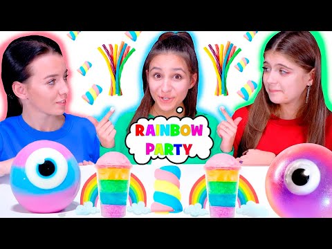 Rainbow Candy ASMR Mukbang Challenge🍬✨ Best Compilation