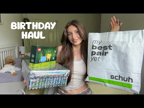 ASMR 25th birthday haul!🤎 (tapping, fabric scratching, rambling)
