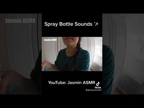 Spray Bottle Sounds 😴 #shorts #shortsvideo #asmr