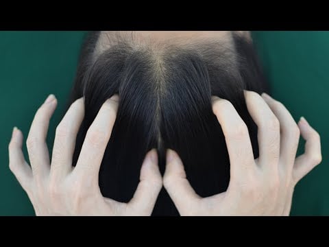ASMR Head Scratching Aggressive, Head Massage On Real Person Tingles For Relieve Headache