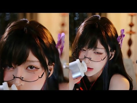 ASMR relax shop I  颜面崩坏 口腔音 耳语 水声 弹舌💖💖