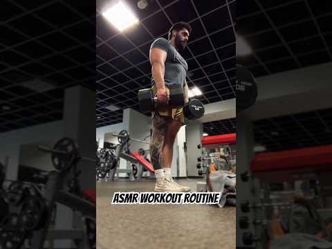 ASMR Workout series: Pull Day #gym #asmr #workout #asmrworkout #shorts #muscle